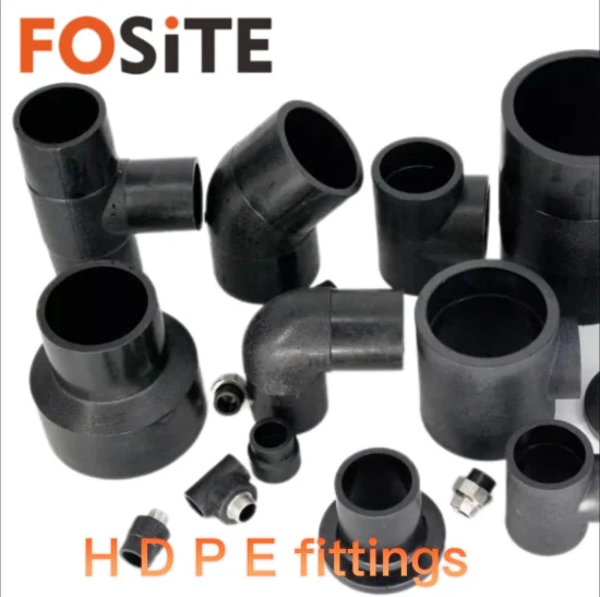 Fosite 75mm SDR11 PE100 HDPE União igual HDPE Eletrofusão Tubulação Encaixe