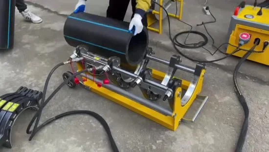 Máquina de fusão de tubo PE de 1000 mm/Máquina de solda de topo hidráulica PPR HDPE/Soldadores de tubo de água a gás/Equipamento de fusão a quente para soldagem por termofusão por eletrofusão