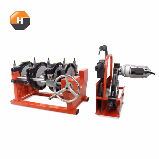 Hdy 160mm Manual Máquina de solda por fusão de topo para tubos HDPE/PE/PVC/PPR/Máquina de solda termofusão